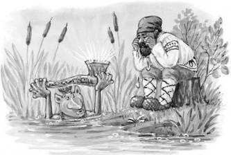 басня Мужик и водяной